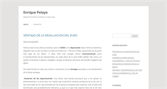 Desktop Screenshot of enriquepelayo.com